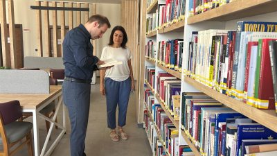 Boğazlıyan Kaymakamı Aydın Yanık, Boğazlıyan Atatürk İlçe Halk Kütüphanesi ve