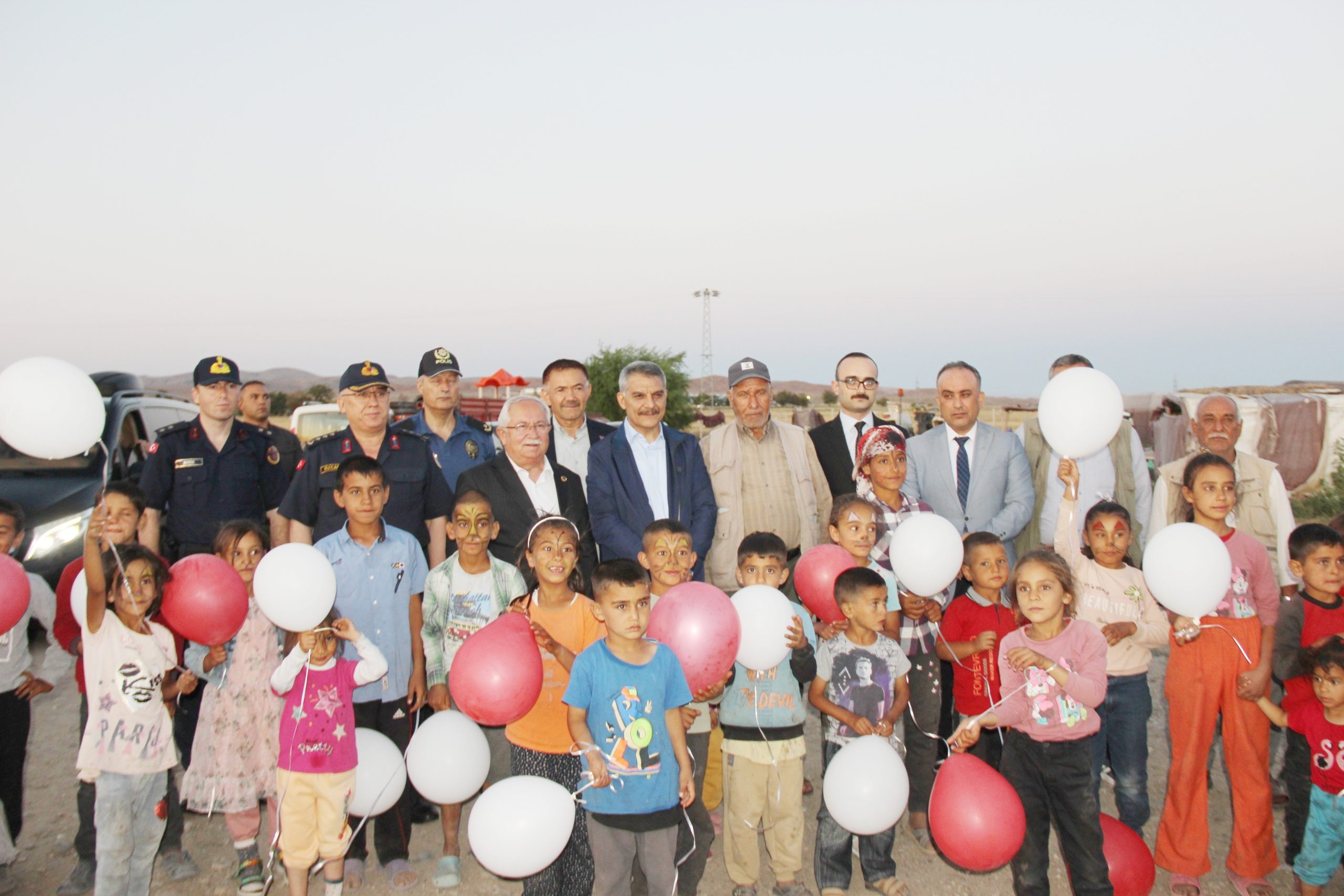 Yerköy’de tarım işçisi çocukları gönüllerince eğlendi