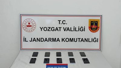Yozgat İl Jandarma Komutanlığı'ndan Kaçak Telefon Operasyonu: 300.000 TL Değerinde