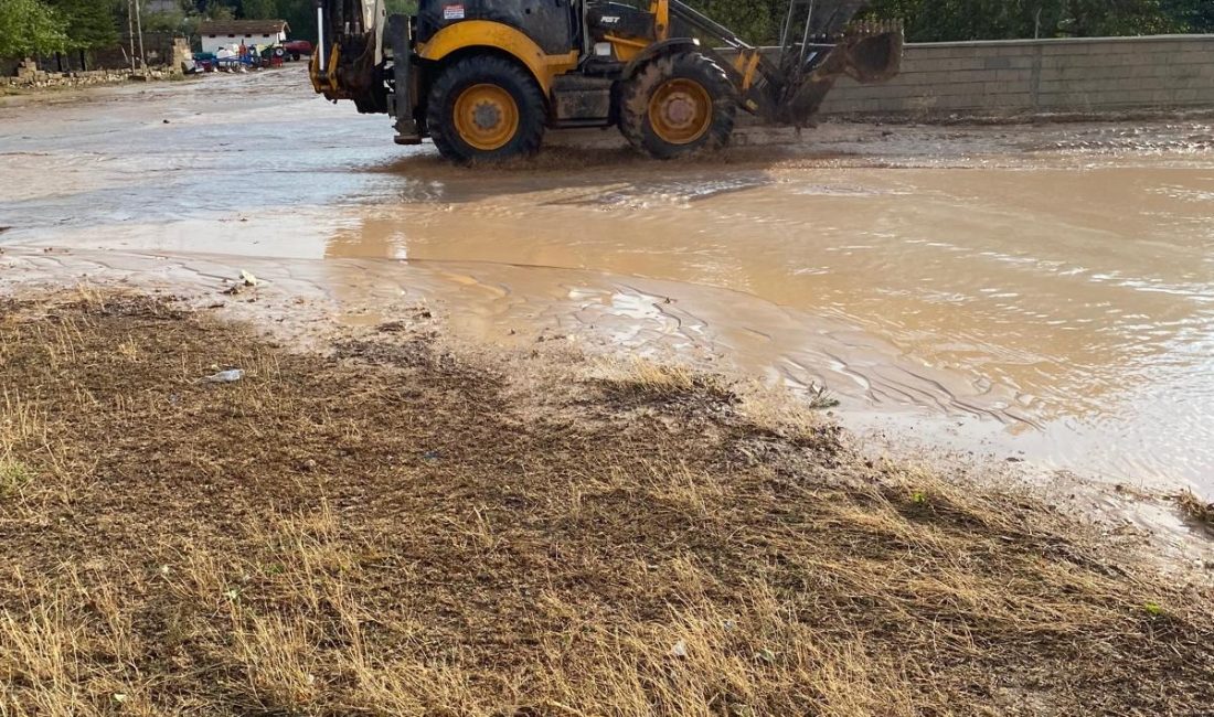 Yenipazar’da Şiddetli Yağış ve Dolu Sel Felaketine Yol Açtı