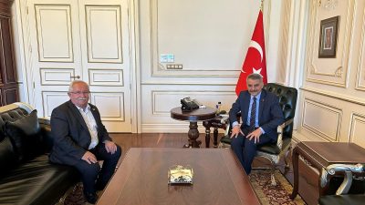 Yozgat Valisi Mehmet Ali Özkan, İl Genel Meclis Başkanı Adnan