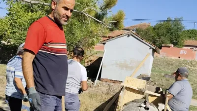 Kazma Kürekle Gerçekleştirilen Projelerle Başhoroz Köyü, Geleceğine Işık Tutuyor