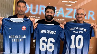 Boğazlıyan Belediye Sağlıkspor, Durmazlar Sarraf ile Forma Sponsorluk Anlaşması İmzaladı;