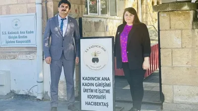 Sırçalı Kasabası Belediye Başkanı Mustafa Parlak, Kadıncık Ana Kooperatifi’ni Ziyaret
