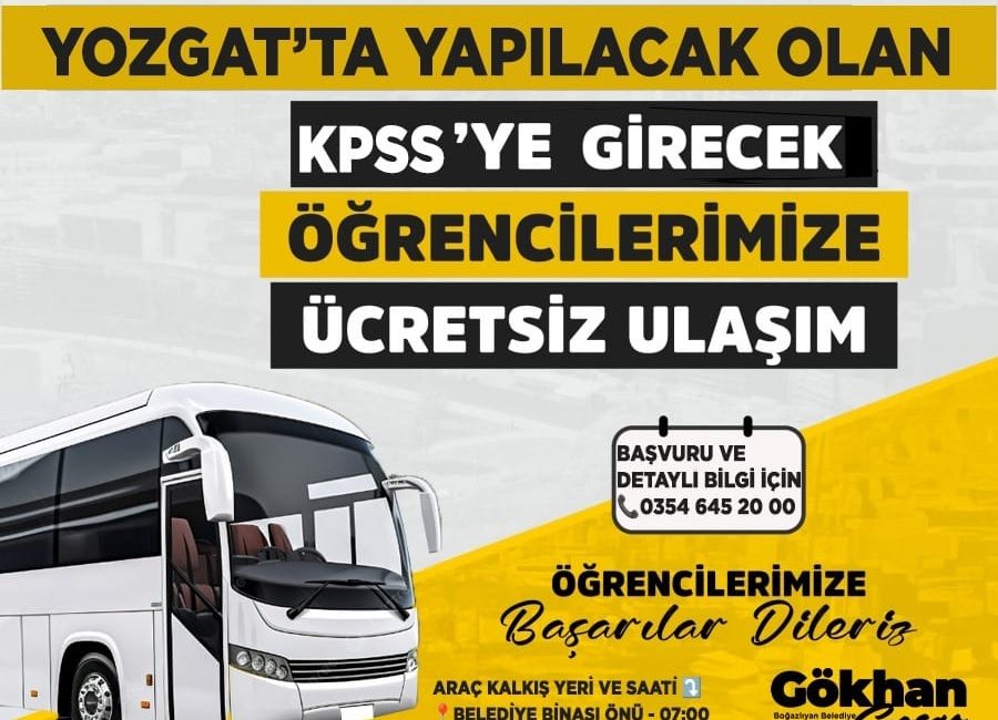 Yozgat’taki KPSS Ortaöğretim Sınavı