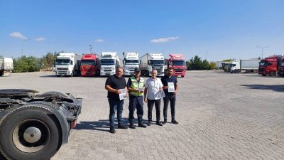 Yozgat İl Jandarma Komutanlığı'ndan Boğazlıyan Taşıyıcılar Kooperatifi Üyelerine Trafik Güvenliği