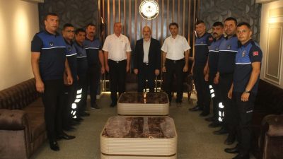 Boğazlıyan Belediye Başkanı Gökhan Coşar, Zabıta Haftası'nda Zabıta Ekipleri ile