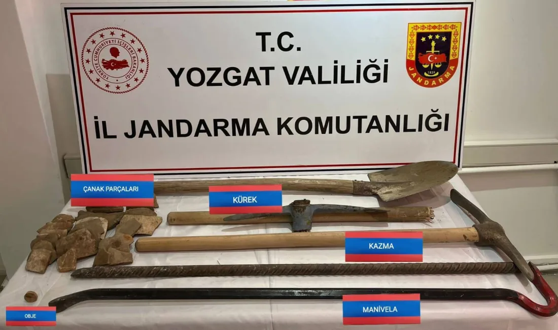 Yozgat’ta Kaçak Kazı Operasyonu: İki Şahıs Suçüstü Yakalandı