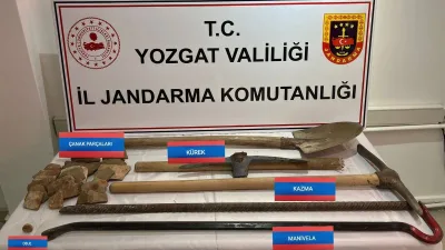 Yozgat İl Jandarma Komutanlığı'nın Kaçak Kazı ile Mücadele Başarısı: Şefaatli'de