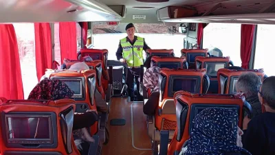 Yozgat – Çekerek Devlet Karayolu'nda Gerçekleştirilen Trafik Denetiminde Sürücülere Emniyet