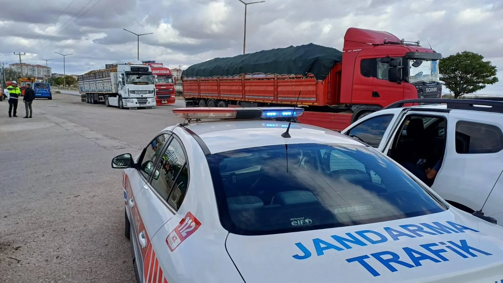 Boğazlıyan’da Yük Taşıyan Araçlara Yönelik Trafik Denetimi