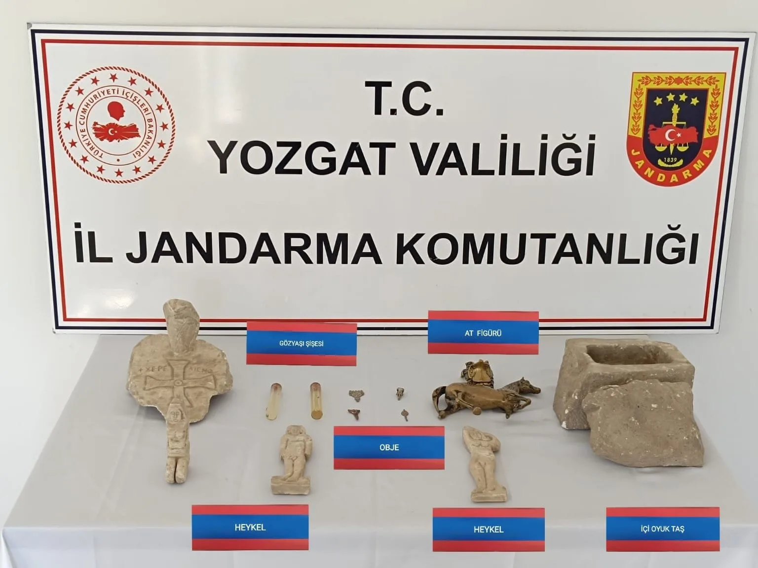 Yozgat’ta Tarihi Eser Kaçakçılığı Operasyonu: 5 Şüpheli Gözaltında