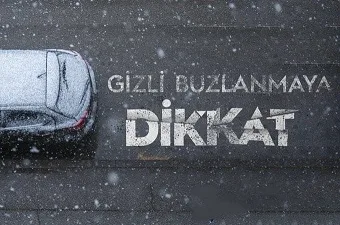 Boğazlıyan Kaymakamlığı, kar yağışı ve soğuk hava nedeniyle yolların gizli