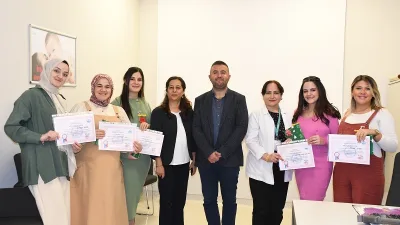 Yozgat Şehir Hastanesi'nde gebelik süreci boyunca eğitim alan anne adayları,