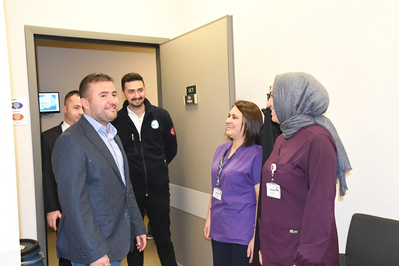 Yozgat Şehir Hastanesi Başhekimliği, poliklinik hizmetlerinin işleyişini denetleyerek, sağlık çalışanlarının