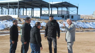 Boğazlıyan Belediye Başkanı Gökhan Coşar, Fuat Oktay Organize Sanayi Bölgesi'nde