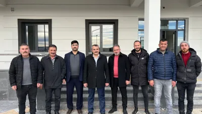 Boğazlıyan AK Parti İlçe Başkanı Hacı Yıldırım, yönetim kurulu üyeleriyle