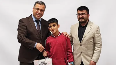 Boğazlıyan Şehit Seyit Yalçın Ortaokulu öğrencisi Veysel Tuğra Çiftçi, Yozgat