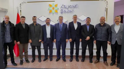 Ovakent Belediye Başkanı Tuncay Erdoğan, Kayseri Pancar Ekicileri Kooperatifi Başkanı
