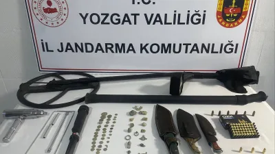 Yerköy’de define arayan 5 kişi yakalandı! Jandarma ekiplerinin düzenlediği operasyonla,