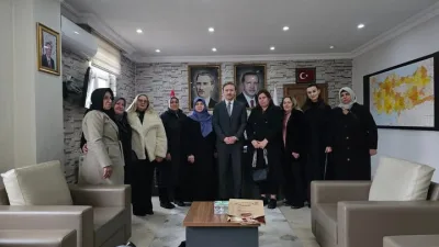 AK Parti Boğazlıyan Kadın Kolları Başkanı Suna Akbaba, Kaymakam Aydın