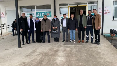 AK Parti Boğazlıyan İlçe Başkanı Hacı Yıldırım ve yönetimi, hastanede