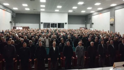 Genel kurulda, başkan Nuri Erkoç güven tazeleyerek, esnafların kooperatife olan