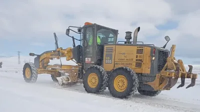 Yurdun büyük bölümünü etkisi altına alan soğuk hava dalgası, Ovakent’te