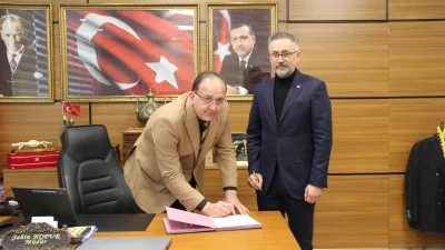 Yozgat'ta yapılacak yeni Şehir Stadyumu için imzalar atıldı. Gençlik ve