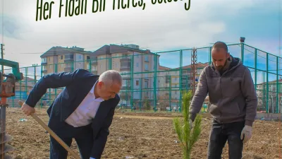 Boğazlıyan Belediye Başkanı Gökhan Coşar, ilçeyi daha yeşil ve estetik