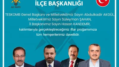 Yıldırım, TESKOMB Genel Başkanı Abdulkadir Akgül ve Süleyman Şahan ve