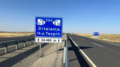 Yozgat il sınırlarında, hız ihlallerini önlemek amacıyla kurulan Ortalama Hız