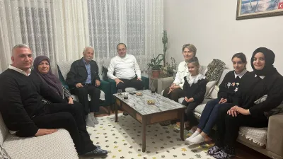 Yozgat Valiliği tarafından düzenlenen Ramazan iftarında, şehit aileleri ve gazilerle