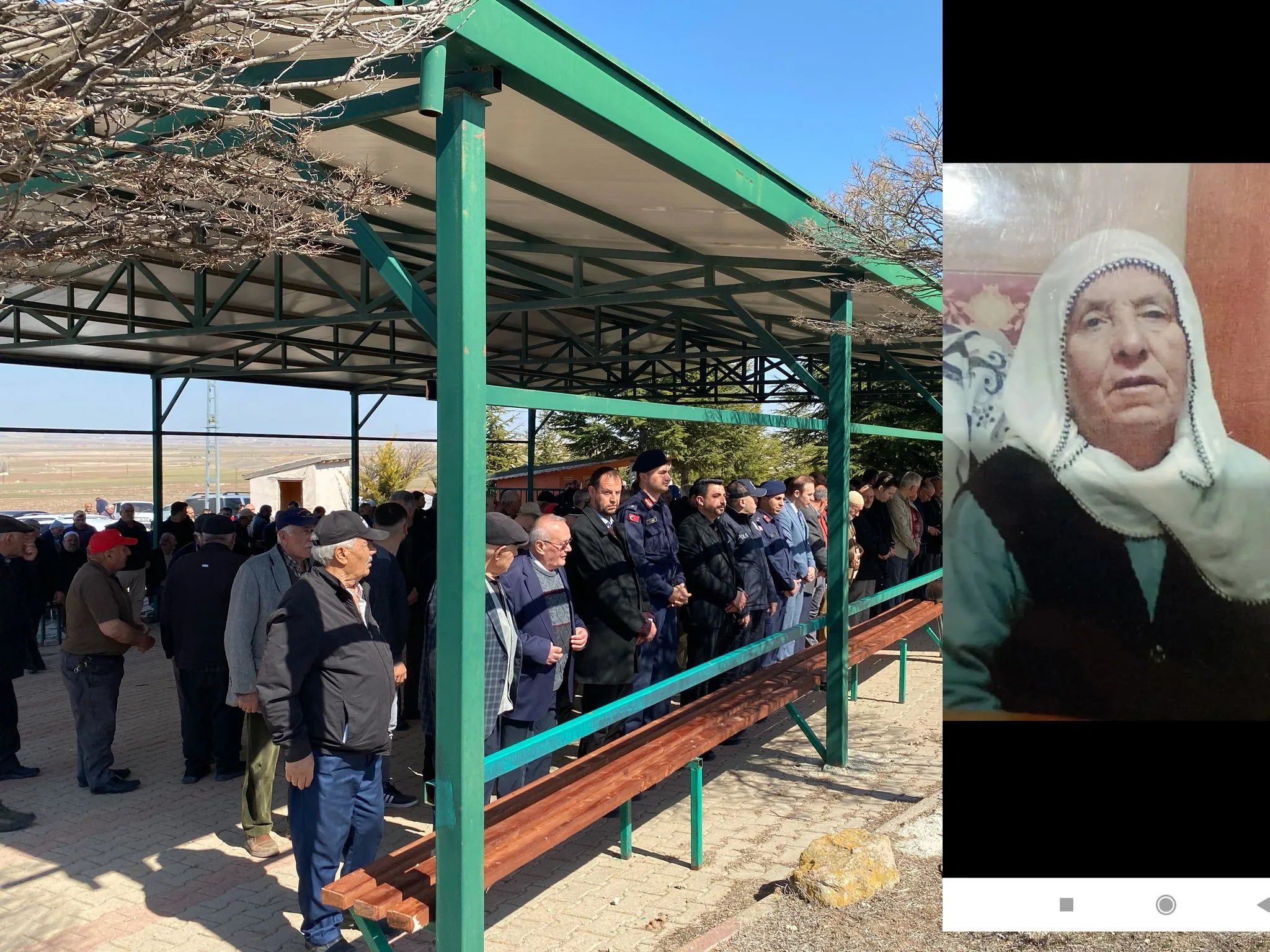 Boğazlıyan'ın şehit annesi Ümüs İşgüzar, Esentepe Köyü'nde düzenlenen cenaze töreniyle