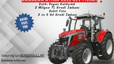 Memişoğulları, Ramazan ayı dolayısıyla Massey Ferguson 6S Seri traktörlerde sabit