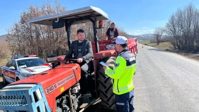 Yozgat İl Jandarma Komutanlığı, Akdağmadeni ilçesinde tarım araçları ve traktörlere