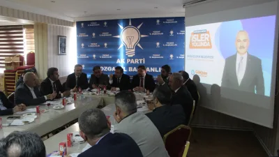 Başkan Gökhan Coşar, AK Parti Yozgat İl Başkanlığı’ndaki toplantıda Boğazlıyan’da