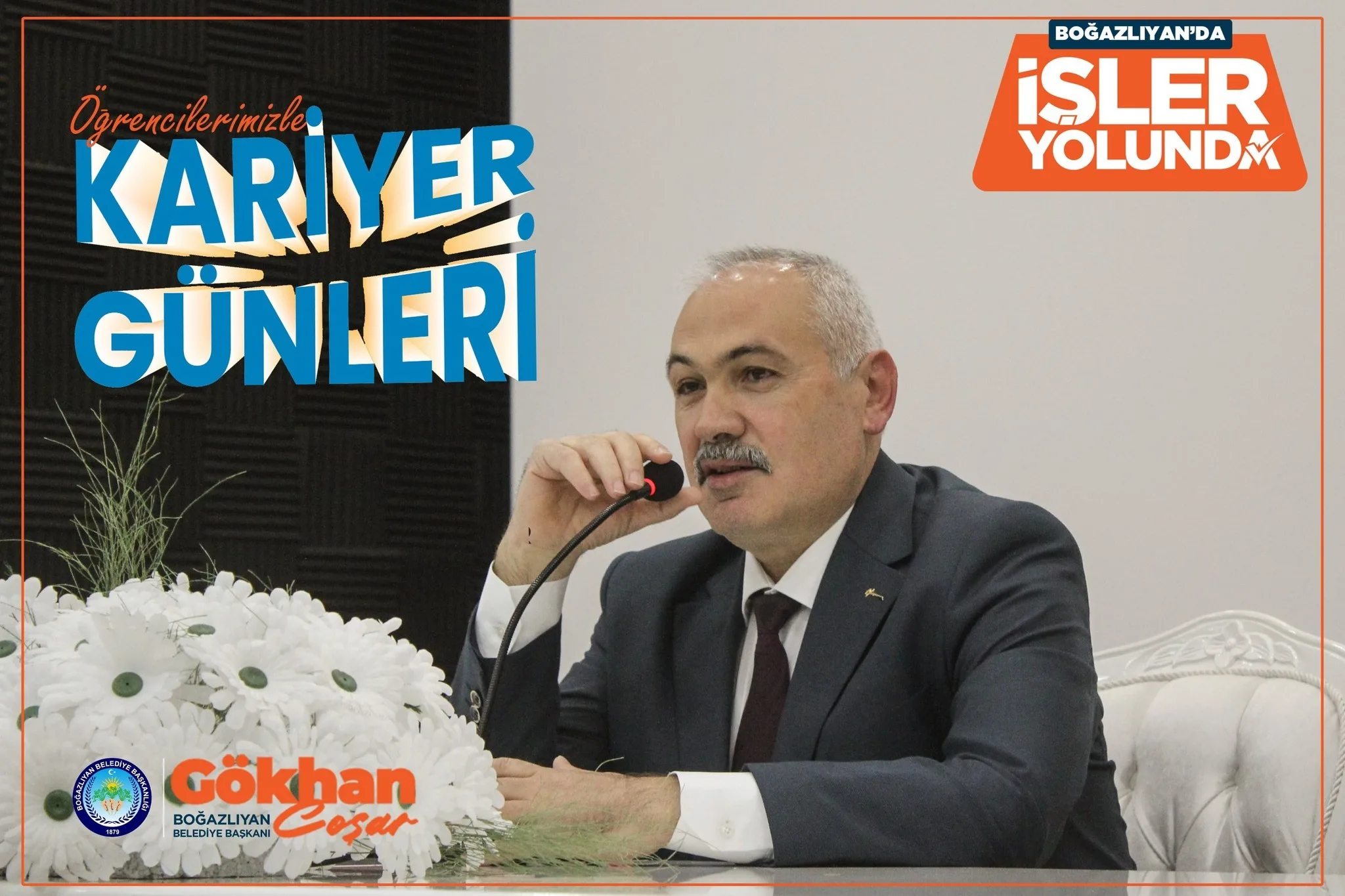  Boğazlıyan Belediye Başkanı Gökhan Coşar, “Kariyer Günleri” etkinliğinde lise