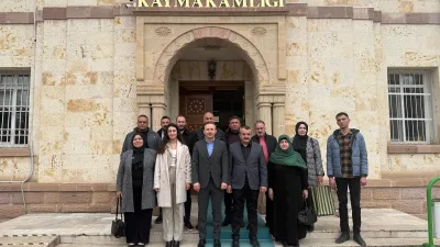 AK Parti Boğazlıyan İlçe Başkanı Hacı Yıldırım ve teşkilat üyeleri,