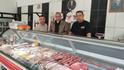 Yayla Kasap, yaklaşık 40 yıllık deneyimiyle Boğazlıyan halkına hizmet vermeye