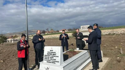 Boğazlıyan Kaymakamı Aydın Yanık, şehadetinin yıldönümünde Şehit Polis Memuru Zafer