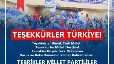 Millet Partisi, 12. Olağan Büyük Kurultayı’nı 20 Nisan’da yoğun katılımla
