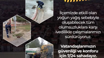 Boğazlıyan Belediye Başkanı Gökhan Coşar, ilçede etkili olan yoğun yağışlara