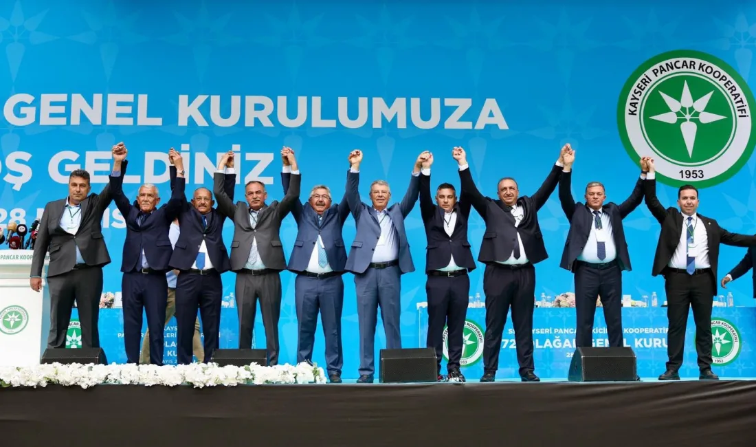 Kayseri Pancar Ekicileri Kooperatifi, 72. Olağan Genel Kurulu’nu Kayseri Şehir