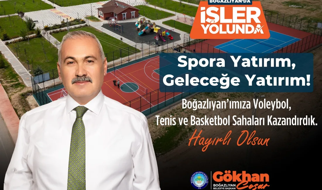 Boğazlıyan Belediyesi, gençlerin sporla iç içe büyümesi için ilçeye voleybol