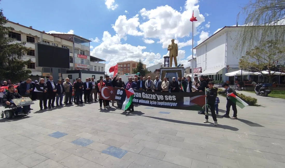 Boğazlıyan Gönüllüleri Platformu öncülüğünde düzenlenen yürüyüşte vatandaşlar ve siyasi temsilciler,