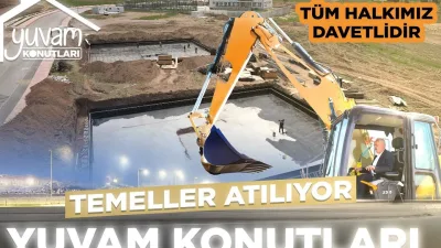 Boğazlıyan Belediyesi'nin Mevlana Mahallesi 1. Etap Konut Projesi’nde temel atma