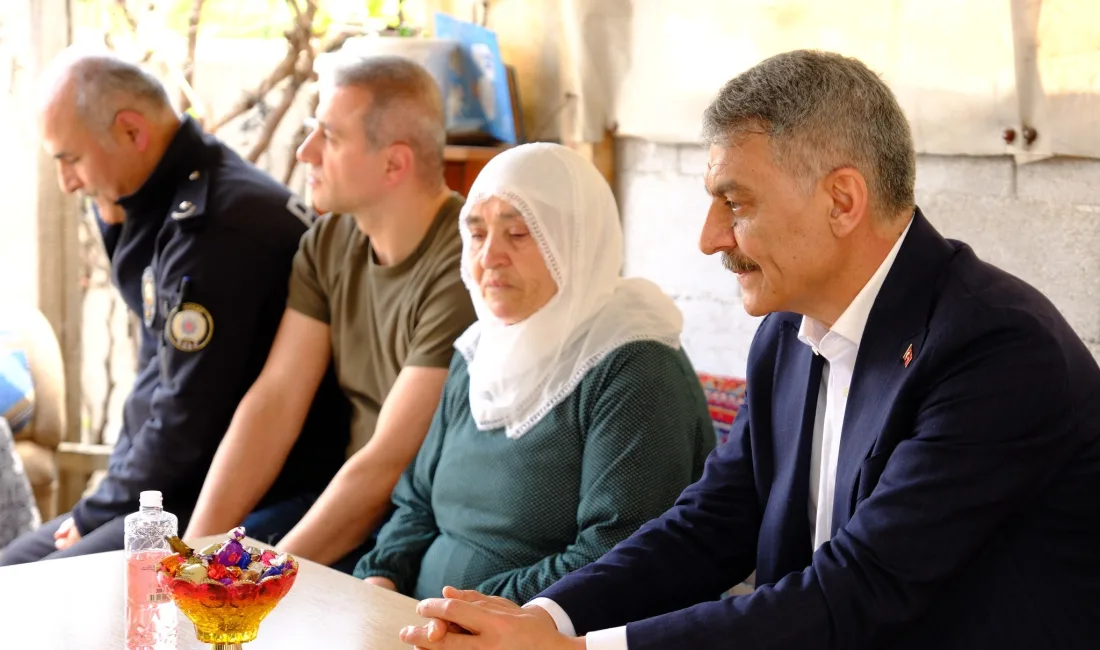 Yozgat Valisi Mehmet Ali Özkan, şehit Topçu Sözleşmeli Er Enes