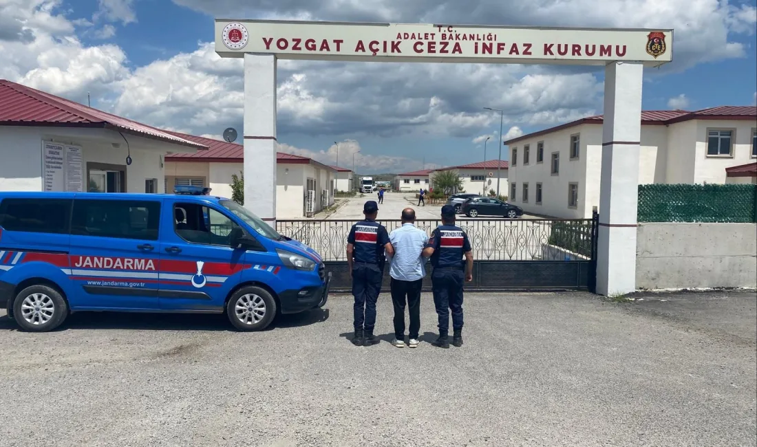 Yozgat’ın Sorgun ilçesinde, hakkında 3 yıl kesinleşmiş hapis cezası bulunan