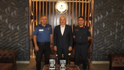 Boğazlıyan Belediye Başkanı Gökhan Coşar, tayini çıkan İlçe Emniyet Müdürü